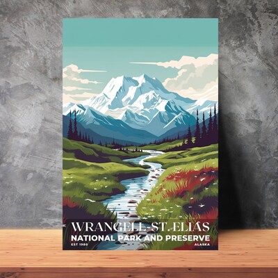 Wrangell-St. Elias National Park and Preserve Poster, Travel Art, Office Poster, Home Decor | S3 - image3